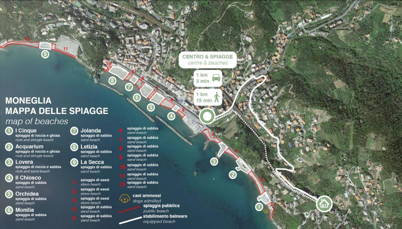 Appartamento A Moneglia, Tra Portofino E Le Cinque Terre المظهر الخارجي الصورة